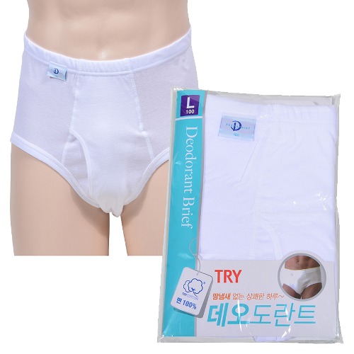 (Limited special price) Domestic 100% pure cotton Men&#039;s triangular panty sweat-free deodorant functional 95 100