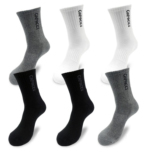 Domestic (6 pairs) Men&#039;s athletic socks Sports foot double cushion socks running medium neck running both feet